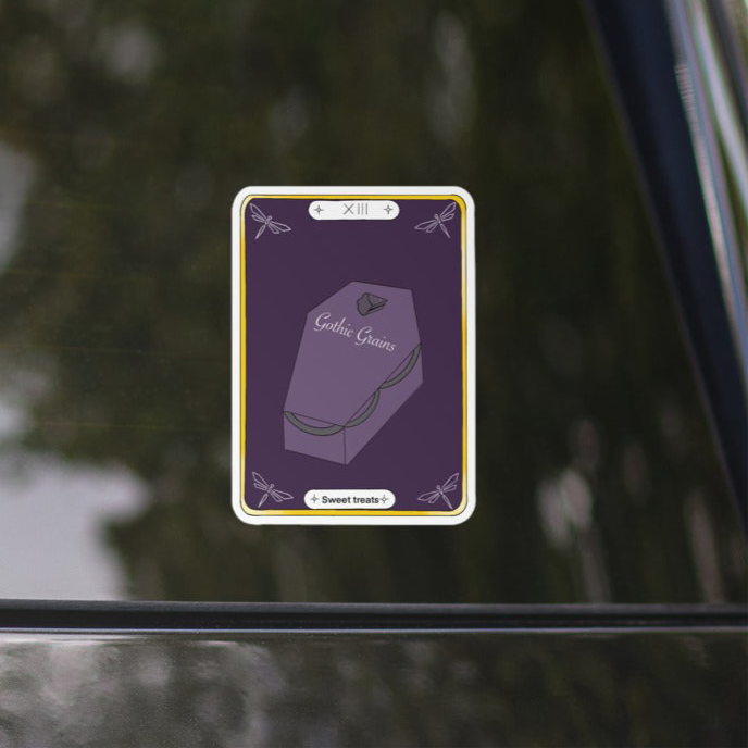 Gothic Grains Logo Sticker